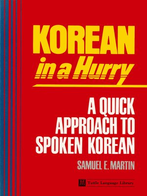 cover image of Korean in a Hurry